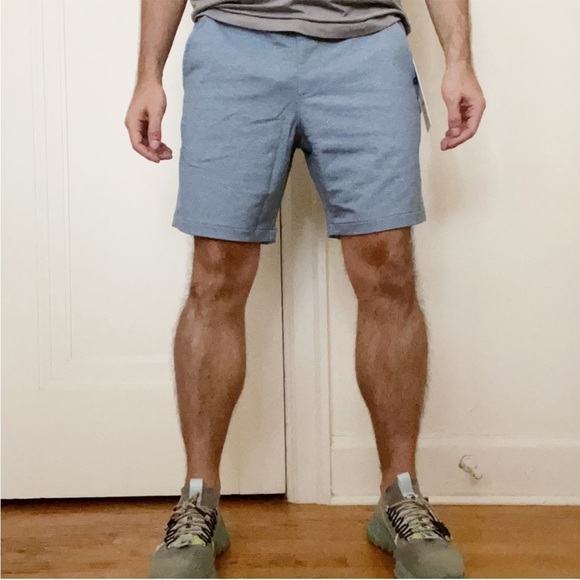 Ministry of Supply Men’s 7” Fusion Terry Short Lunar Blue Size Small New - Picture 1 of 8